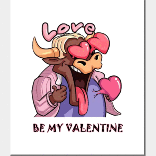 Love be my valentine Posters and Art